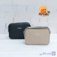 کیف دوشی زنانه دخترانه دو زیپ طرح ZARA
