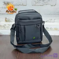 کیف دوشی برزنتی مردانه اسپورت حلقه جلو تیکه چرمی
