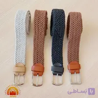 کمربند زنانه گیس‌بافت عرض 3.5 سانتی‌متر
