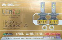هدلایت لنزو / هدلایت LENZO M20 Pro Plus 65W | 200000LM | CSP | کنباس دار | فن خنک‌کننده | 9-32V-همراه با یک جفت  سکن رایگان