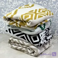 شال مبل پانچی 2رنگ ریز 200*130