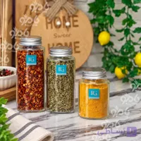 بانکه شیشه ای گرد درب فلزی دنا