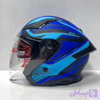 کلاه کاسکت بدون فک ردلاین Redline کد 965 مشکی آبی