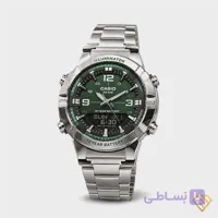 ساعت مچی مردانه کاسیو مدل casio AMW-880-5574 | دو زمانه اسپرت، صفحه سبز، کیفیت استاندارد