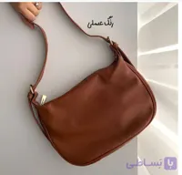 کیف جادار و نرم مدل شل مشکی کرم عسلی زنانه دوشی دستی شیک چرم ( 693 )