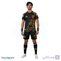 ست ورزشی هفت تکه لیون رئال مادرید طرح امباپه 2027 – شامل تیشرت ، شورت ورزشی ، جوراب ورزشی ، مچ بند ورزشی ،بازوبند کاپیتانی و شوزبگ