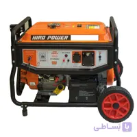 موتور برق 7/5 کیلووات هیرو پاور بنزینی استارتی تکفاز مدل HIRO POWER-KM18500E2