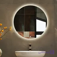 آینه بک لایت قیمت مناسب گرد ۷۰ سانت (فول آپشن) مدل ۲۰۵۰