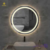 آینه بک لایت گرد بزرگ قطر ۸۰ سانت (لمسی و هوشمند) مدل ۲۰۴۷