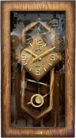 ساعت دیواری مستطیل چوبی آرتا کد 714