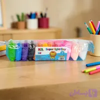 خمیر بازی کلی ۱۲ رنگ کرامت (Keramat) مدل KA-1312 - خمیر سبک فومی