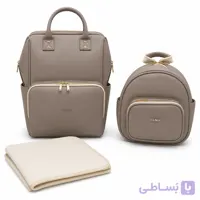 ساک کوله‌ای FENDI کیف سفری و روزمره زنانه با طراحی لوکس مینیمال و آستر داخلی جادار