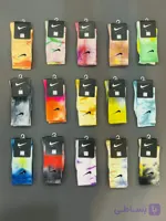جوراب اسپرت ساقدار مدل ابرنگی Nike کد 0320
