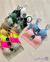 نیمتنه ی ورزشی زنانه مدل لیزری کاپ متحرک کد 0231