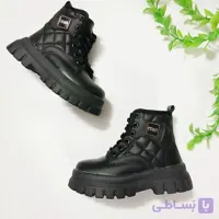 نیم بوت بچگانه دخترانه مشکی سایز ۲۵ تا ۳۰