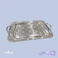 سینی براق استیل یونیک بدون پایه بزرگ مدل UN-4063