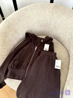 ست دورس و جاگر ZARA قهوه ای کد 50