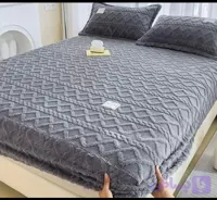 کاور تشک دورکش گیسبافت مدل مخملی مناسب تشک 180×220 ارتفاع 30 سانت