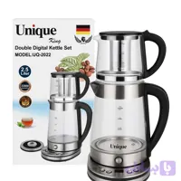 چای‌ساز دیجیتال Unique مدل UQ-2022 | ظرفیت 2.5 لیتر با توان 2200 وات
