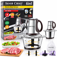 خردکن برقی سیلور کرست 6 کاره SC-4030 توان 3000 وات