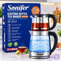 چای ساز سونیفر SF-2117 | 1500 وات | کتری 2 لیتری و قوری 1 لیتری