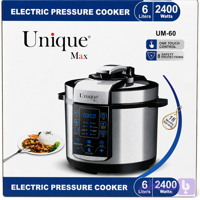 زودپز برقی یونیک مکس UM-60 ظرفیت 6 لیتر توان 2400 وات