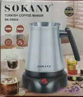 قهوه‌جوش برقی سوکانی مدل SK-09044 – ظرفیت ۸۰۰ میلی‌لیتر | Sokany Turkish Coffee Maker