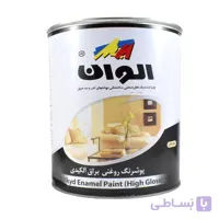 رنگ روغنی یک کیلویی سفید شرکت الوان