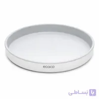 سینی گردان سفید طوسی ecoco