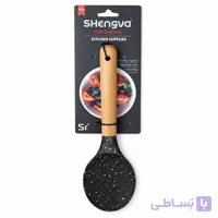 قاشق کوچک دسته چوبی شنگیا