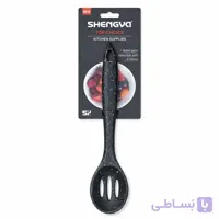 قاشق شیاردار تمام سیلیکونی شنگیا