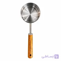 پیمانه دسته چوبی استیل 80ml