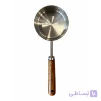 پیمانه دسته چوبی استیل 125ml