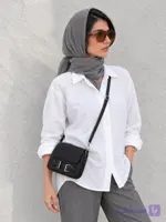 کیف رودوشی زنانه چرم طبیعی مدل AVA