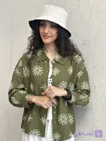 شومیز مجلسی وارداتی زنانه کرپ گلدوزی شده