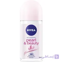 مام رول دئودورانت زنانه نیوا پرل اند بیوتی ۴۸ ساعته حجم میل   اصل آلمان ا Nivea pearl and beauty 48h deodorant for women