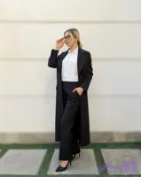 ست مانتو شلوار اداری لانگ مدل سوفی