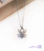 گردنبند پینترستی طرح عنکبوت کد314