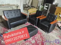 مبل نیم ست اداری مدل چرم با میز وسط در رنگ بندی مختلف ارسال به سراسر ایران