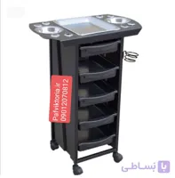 ترولی آرایشگاهی پنچ کشو  طبقه فلز و پلاستیکی ارسال به سراسر ایران