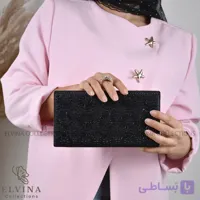 کیف زنانه مجلسی انگشتری ارغوان