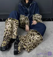 شلوار جین پلنگی کد 00201047