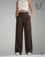 شلوار زنانه پارچه ای آترین