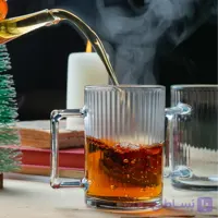 لیوان شیار دسته مربع