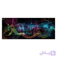 دسک پد هومرو مدل HX276 طرح فارکس و ترید سایز 40×100 سانتی‌متر