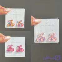 گوشواره البالو رنگی