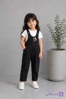 شلوار دخترانه پیشبندار وارداتی سایز 50تا65 K1006101