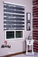 پرده زبرا تک سایز ZS-603