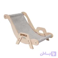 صندلی راحتی اسکرچر و جای خواب گربه زاریکس طوسی