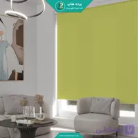 پرده شید ساده رنگ سبز - پرده شاپ